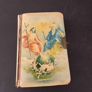 Vintage Hungarian Catholic Prayer Book with Colorful Cover